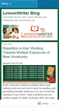 Mobile Screenshot of lessonwriterblog.com